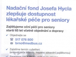 Hlášení - Lékařská péče pro seniory